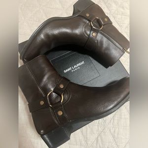 Saint Laurent Wyatt harness boot